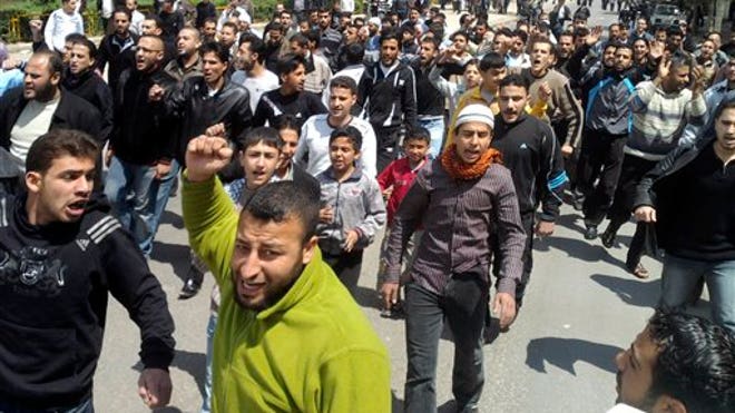 Mideast Syria Protests